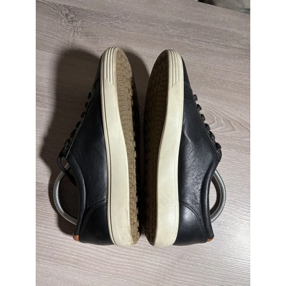 ECCO Soft Womens 8 Extra Wide‎ Leather Low Top Sneakers Casual Walking Comfort